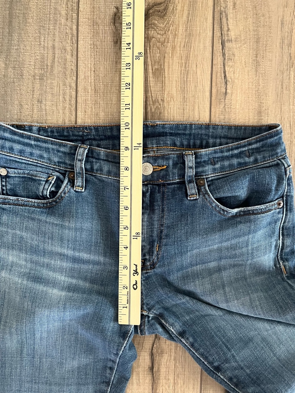 Denim & Supply Ralph Lauren Jeans Womens 28x32 Straight Leg Distressed Denim - Picture 11 of 11
